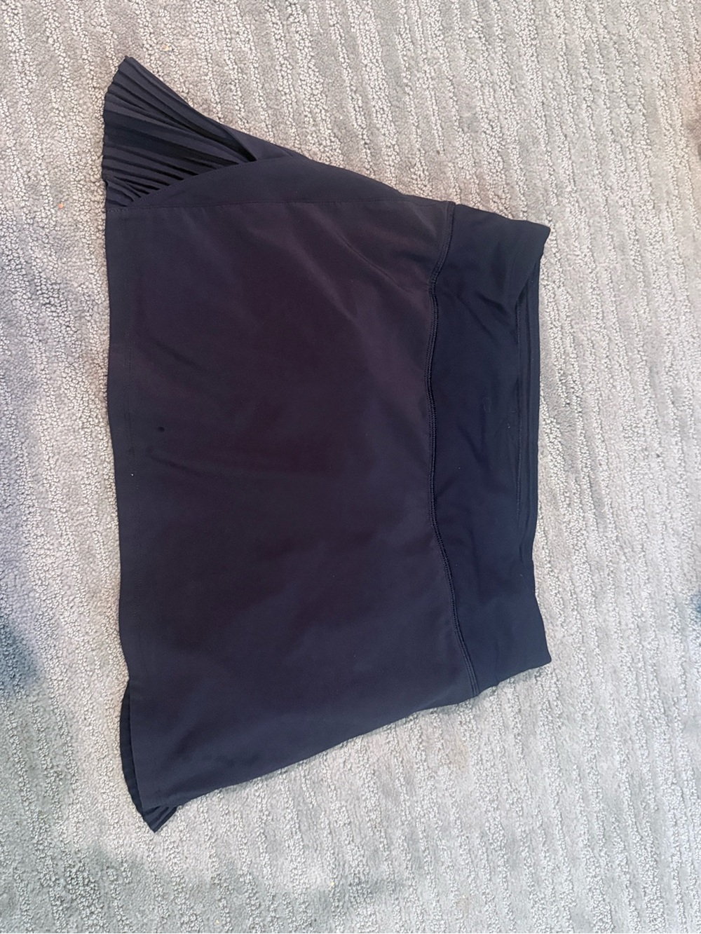 Lululemon Pleated Side black tennis skirt